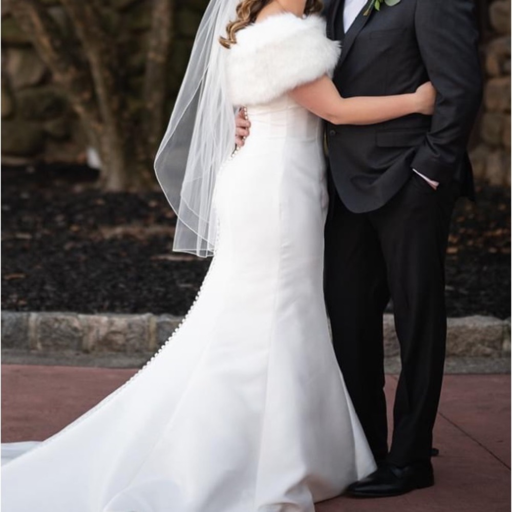 Bridal Faux Fur Shrug